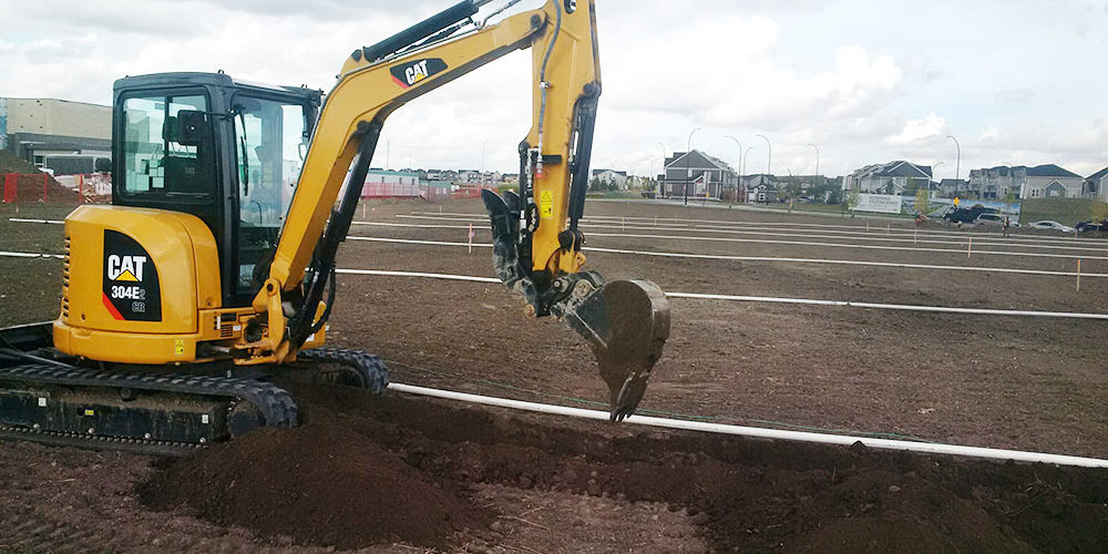 Sports turf - irrigation project Calgary